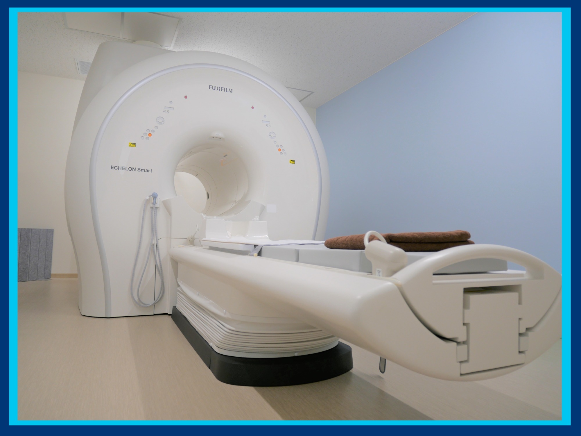 最新型1.5テスラMRI  ボア内映像投影システム(smart theatre)